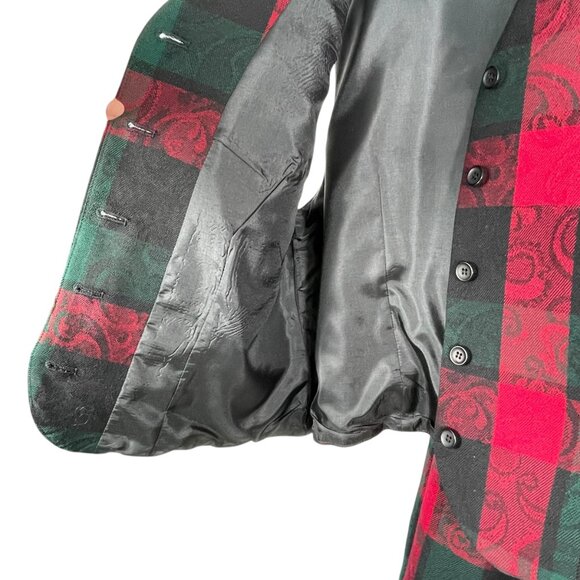 Vintage Pendleton Plaid Wool Vest Skirt Set Made in USA Size 12 - Picture 10 of 13